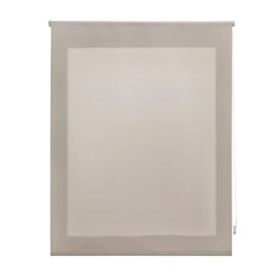 Image de Uniestor Store enrouleur translucide Marron clair, 100 x 250 cm (largeur hauteur) Taille du tissu 97 245 cm. Stores pour fenêtres