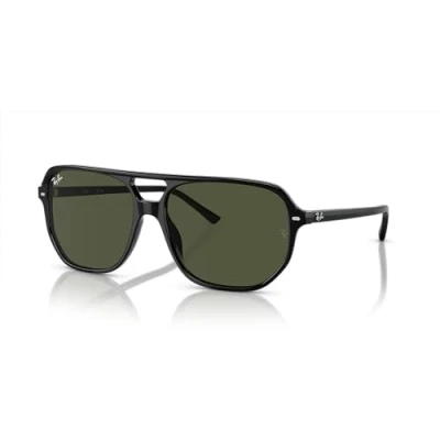 Image de Ray Ban Rb2205 Bill One, Lunettes de Soleil Mixte, Noir/Vert, 60 mm