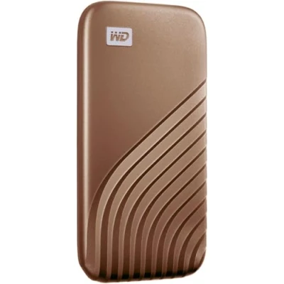 Image de WD My Passport SSD 2 To Disque Externe, Portable SSD, des vitesses allant jusqu&#039;à 1050 Mo/s en lecture, 1000 écriture, USB C, Compatibilité avec PC, Xbox et Playstation, Or
