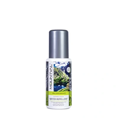 Image de Mountval Imperméabilisant pour Cuir &amp; Semelles, Produit Étanchéité des Chaussures de Marches en Cuir, avec Éponge d&#039;Application