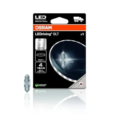 Image de OSRAM LEDriving SLT C5W 6430, ≜ C5W, 24V, Feu de signalisation pour camion, tout terrain, non ECE, 1 lampe