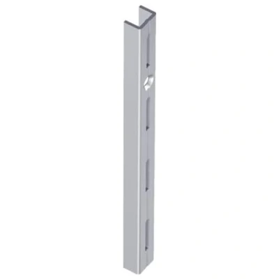 Image de Element System Rail mural 1 rangée, Lot de 2, 4 dimensions, 3 couleurs, 10000 00023 blanc/aluminium 100 cm