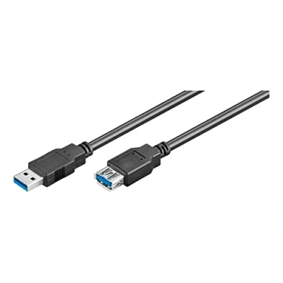 Image de Ewent EC1008 câble USB 3.2 Gen 1 (3.1 1) 1,8 m A Noir Neuf