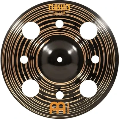 Image de Meinl Cymbals Classics Custom Dark Cymbale Trash Splash 12 pouces (30,48cm) pour Batterie B12 Bronze, Finition Sombre, Fabriquée en Allemagne (CC12DATRS)
