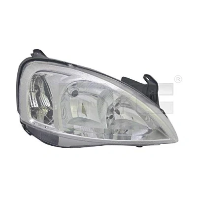 Image de TYC 20 14054 05 2 Phares gauche H7, H1 pour circulation à droite sans moteur électrique OPEL: Corsa C 3/5 portes, С Van, Combo Van / Break
