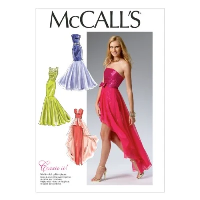 Image de McCall&#039;s Patterns MC 6838 E5 14/16/18/20/22 Patrons de Couture Multicolore