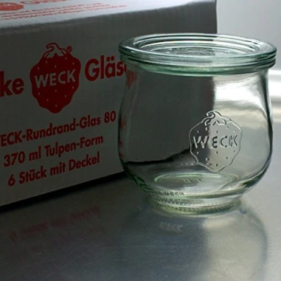 Image de Weck verre tulipe, bord rond, transparent, 370 ml