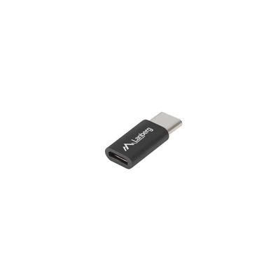 Image de Lanberg AD UC UM 02 changeur de genre câble USB 2.0 Type C Micro B Noir Neuf