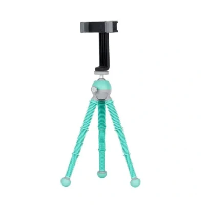 Image de JOBY Podzilla Medium Kit, Trépied Flexible avec Support de Téléphone GripTight 360, Smartphone par les Créateurs du Gorillapod, Compatible Iphone, Smartphones, Caméra Sport, Jusqu&#039;à 1Kg, Bleu