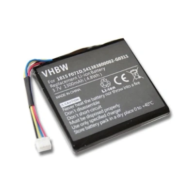 Image de vhbw Batterie Compatible avec Texas Instruments TI Nspire CX Cas (Jusque 10/2014) Calculatrice de Poche (1300mAh, 3,7V, Li ION)