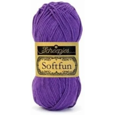Image de Scheepjes Softfun Fil, 2515 Deep Violet, 1x50g