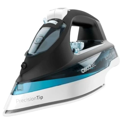 Image de Cecotec Fer à Repasser Horizontal IronHero 2600 Force. W, Technologie Power Steam, Coup de Vapeur 210 g/min, Semelle Turbo Slide, Système Antigoutte, Cyclo Clean, Filtre Antical