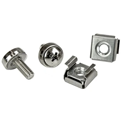 Image de STARTECH.COM Paquet de 50 vis montage et écrous cage M5 pour armoire serveur