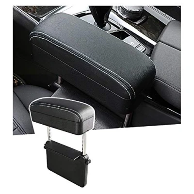 Image de SHAOHAO accoudoir Voiture Universel Coussin d&#039;accoudoir, Support de coude, Ajustable, Hauteur Confortable, coude Forearm Wrist Rest, Console Centrale réglable et Confortable