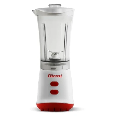 Image de Girmi FR02 Mixeur, 350 W, 2 vitesses, Pulse, capacité 0,6 litre, lames en inox, bouchon doseur, bec, plastique, blanc