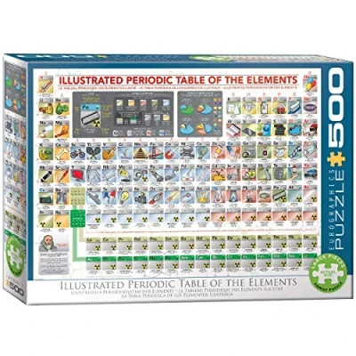 Image de Eurographics 6500 5355 illustré Tableau périodique des éléments de Puzzle, différents Version Anglaise