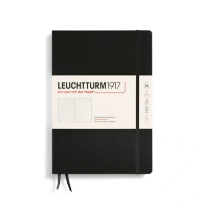 Image de LEUCHTTURM1917 366184 Carnet de notes Composition (B5), couverture rigide, 219 pages numérotées, Noir, pointillé