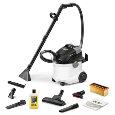 Image de Kärcher Injecteur Extracteur SE 6 Signature Line, Flexible 2 en 1, Réservoirs Eau Propre/Sale : 4 l, Accessoires de Lavage et Suceurs pour Sol Dur, Meubles Rembourrés, Fentes, Fauteuils