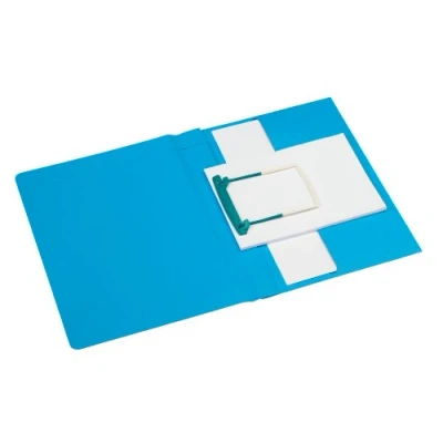 Image de Jalema 3106302 Secolor clipexmappe Plus A4 emballé sous vide Bleu Lot de 10