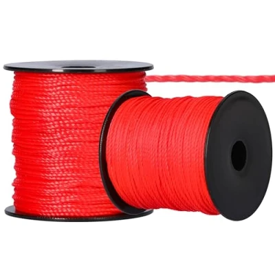 Image de ToolSpace Cordeau de Maçon 100m x 1.7mm Rogue Ficelle Construction Soie polypropylène Fil Ligne Guidage d&#039;alignement, Plomb, Pavage d&#039;épaisseur Cordon Pose