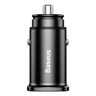 Image de Baseus CCALL DS01 Chargeur voiture de téléphone mobile QC 3.0 2 noir