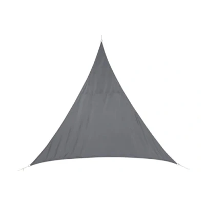 Image de Toile Solaire Voile d&#039;ombrage Triangulaire 2 x m en Tissu déperlant Coloris Gris