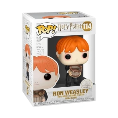 Image de Harry Potter Figurine POP! Ron Puking Slugs w/Bucket 9 cm