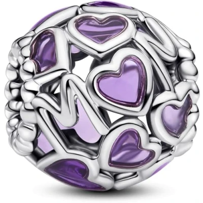 Image de PANDORA Moments 793772C01 Breloque en forme de cœur ouvert Argent sterling compatible avec les bracelets Moments, 11,4x11,4x10,8 mm, sterling, Pas gemme