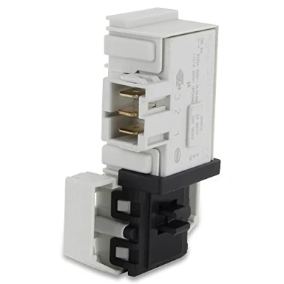 Image de DL pro Relais de verrouillage pour Bosch Siemens iQ100 iQ300 Série 2 4 VarioPerfect Maxx Extra Class 610147 00610147 Rold DM070 Verrou porte