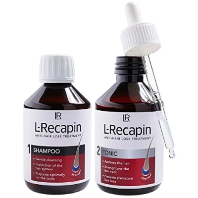 Image de LR L Recapin Set anti chute de cheveux (200 ml Tonicum et 200 shampooing)