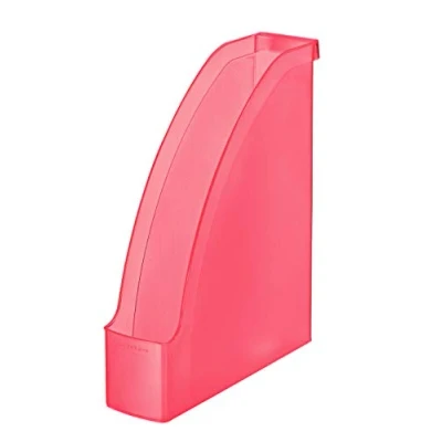 Image de LEITZ porte revues Plus, format A4, en polystyrène,rouge gel 7,8 cm breit rot frost