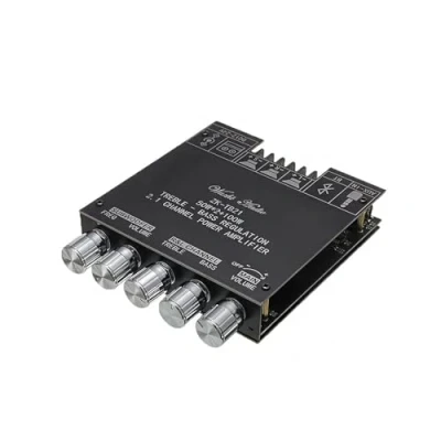 Image de ZK TB21 TPA3116D2 Carte d&#039;amplification pour caisson de basses Bluetooth 5.0 50 WX2 (canal R et L) + 100 W 2.1 canaux d&#039;alimentation audio stéréo basse ampli