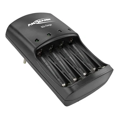 Image de ANSMANN Chargeur de Piles Nickel Zinc (1 PCE) pour 1 à 4 AA/AAA NiZn Station Charge ZR03 et ZR6 avec Affichage LED