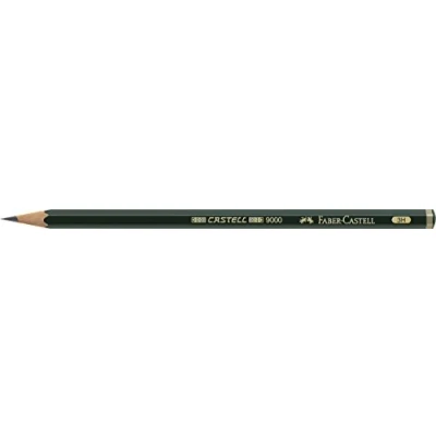 Image de Faber CASTELL b 9000 3H Blister avec 1 crayon de graphite 9000, 3H.