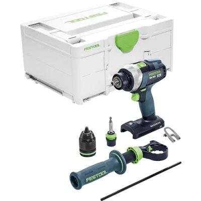 Image de Perceuse visseuse 18V QUADRIVE TDC 18/4 I Basic (sans batterie ni chargeur) + Systainer SYS3 FESTOOL 575601