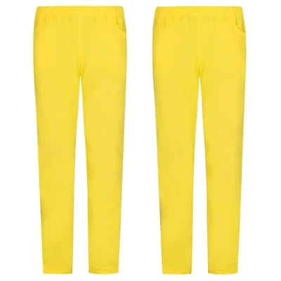 Image de Misemiya Pack 2 pcs Pantalon SANITAIRE Unisex Uniformes MEDICALES SANITAIRES DE Travail Réf 8312 * Medium, Jaune