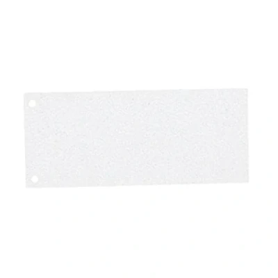 Image de Esselte Intercalaires Trapèze de Séparation, Carton 1/3 Feuille A4, Lot 100, Extra Large, Blanc, 100% Recyclé, 20998