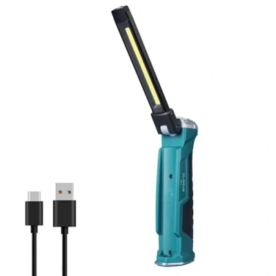 Image de KLARUS Lampe de travail LED 550 lumens rechargeable, rotation à 180 + pliable , 7 modes poche pour réparation automobile, maison et extérieur
