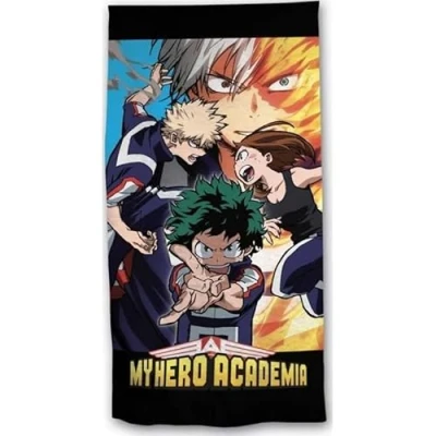 Image de New Discount Drap De Plage Ou Serviette Bain 70 X 140 Cm (Serviette My Hero Academia)