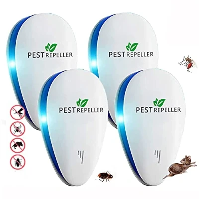 Image de Anti moustiques à ultrasons 100% Professionnel et Efficace Souris, Fourmis, Mouches, araignées, cafards, répulsif électromagnétique Efficace,répulsif pour
