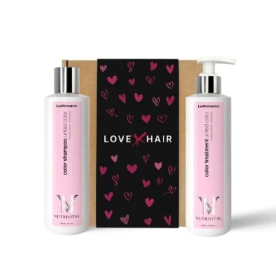 Image de Lothmann Paris Coffret Cadeau Routine Duo Cheveux Colorés Color Shampoo 250ml + Soin Nutrivital