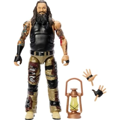 Image de Mattel WWE Elite Figurine et accessoires, 15,2 cm de collection Bray Wyatt avec 25 points d&#039;articulation, look réaliste mains interchangeables