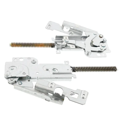 Image de Charnière Electrolux AEG 4055393351 lave vaisselle ensemble avec ressort gauche + droite