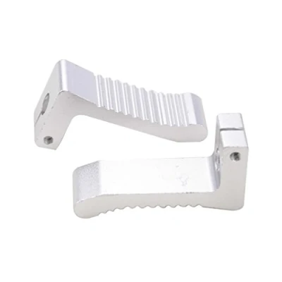 Image de GOOFIT Petit Repose Pieds Remplacement pour pocketbike 47cc 2 Temps Argenté