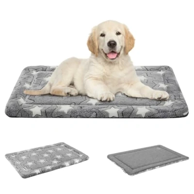 Image de EMPSIGN Panier Chien Réversible (Frais et Chaud), Coussin Moyenne Taille (76x51x2,8cm), Tapis Lavable, Matelas Lit Mousse Haute Densité