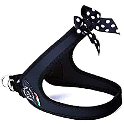 Image de Tre Ponti Easy Fit Fashion Polka Dot Bow Click Verschluss Schwarz Schwarzer Rand GR. 2