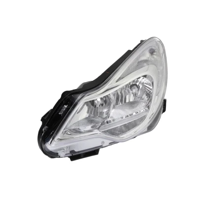 Image de ABAKUS 442 1169LMLDEM1 Phares gauche H7, H1 chrome limpide avec commande pour correcteur de site projecteur PX26d, P14.5s OPEL: Corsa D 3/5 portes