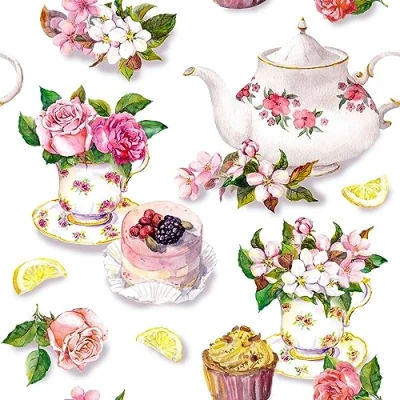 Image de Lot de 20 serviettes table en papier avec motif pour le découpage et la technique des 33 x cm