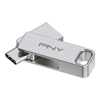 Image de PNY 64GB Duo Link USB 3.2 Type C Dual Flash Drive pour Les appareils Android et Ordinateurs Stockage Mobile Externe Photos, vidéos Autres 200MB/s