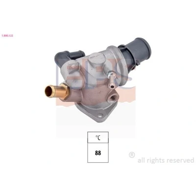 Image de EPS 1.880.122 Thermostat d&#039;eau 88 Made in Italy OE Equivalent avec joint d&#039;étanchéite, raccord fileté pour le capteur de température